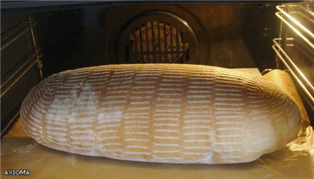 Italian bread (Ann Thibeault) in the oven