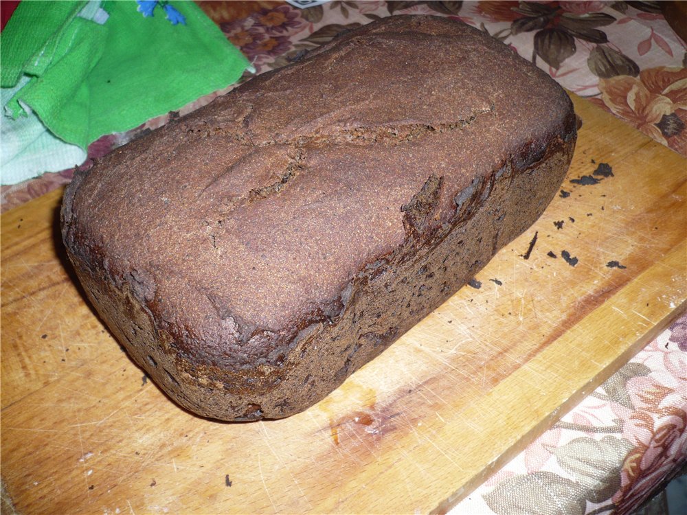 El pan de centeno con natillas es real (sabor casi olvidado). Métodos de horneado y aditivos.