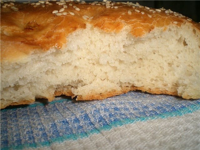 Turkish Bread (Ramazan Pidesi) (oven)