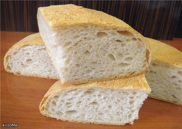 Italian bread (Ann Thibeault) in the oven