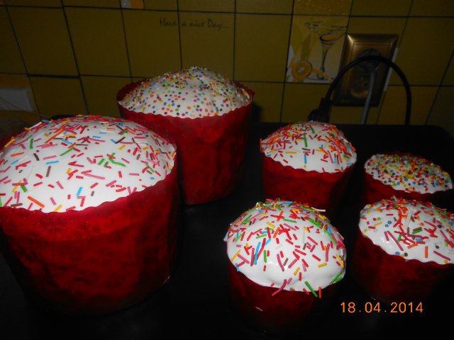 Kulich con Myasoedovskaya al forno (master class)