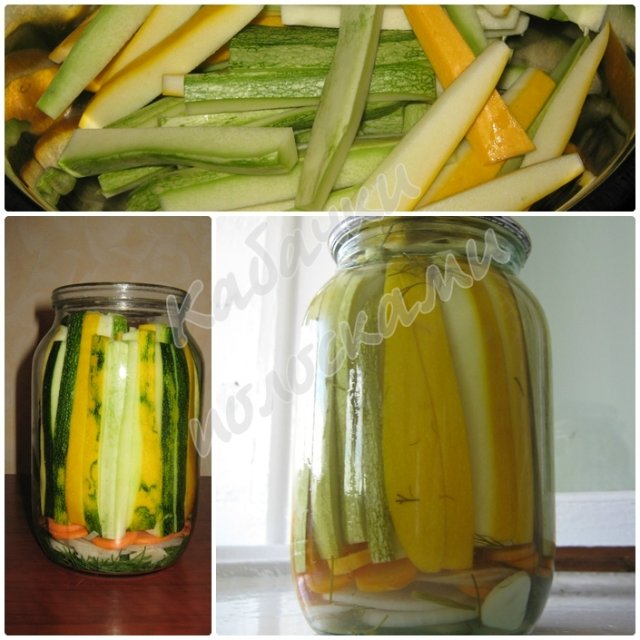 Courgette strepen