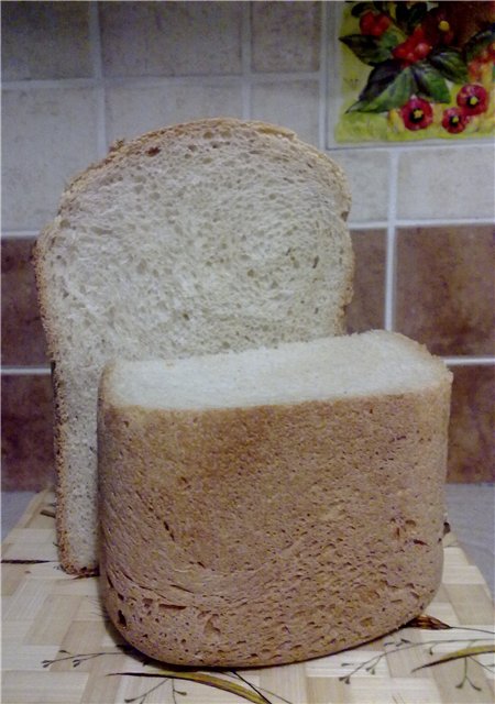 Metodo di spugna fredda per pane di grano (macchina per il pane)