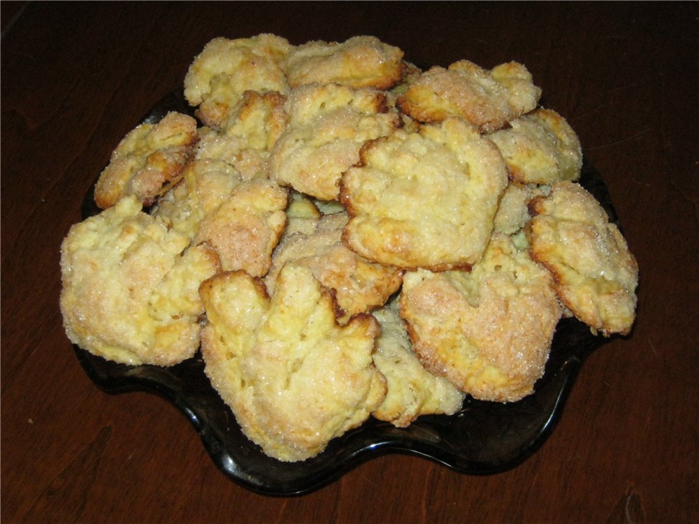 Cottage cheese biscuits Goose feet