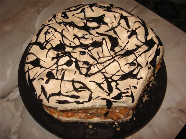 Torta de aire Snickers