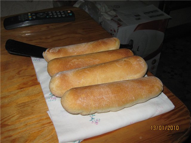 Baguette in Moulinex 5004