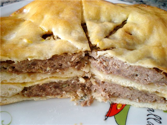 Mga Ossetian pie (recipe)