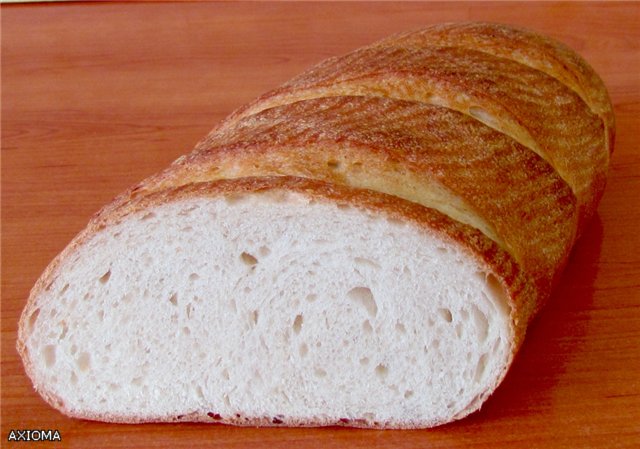 Pane al setaccio di senape secondo GOST nel forno