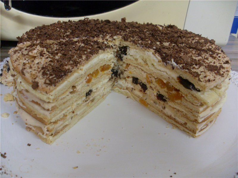 Torta di pasta frolla con creme diverse