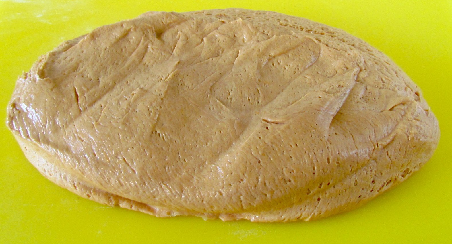 Sourdough pumpkin bread in the oven