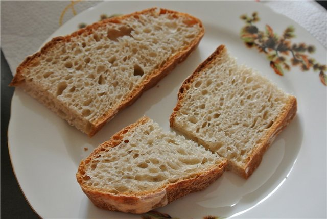 Ψωμί Breton (Pain de Breton) στο φούρνο