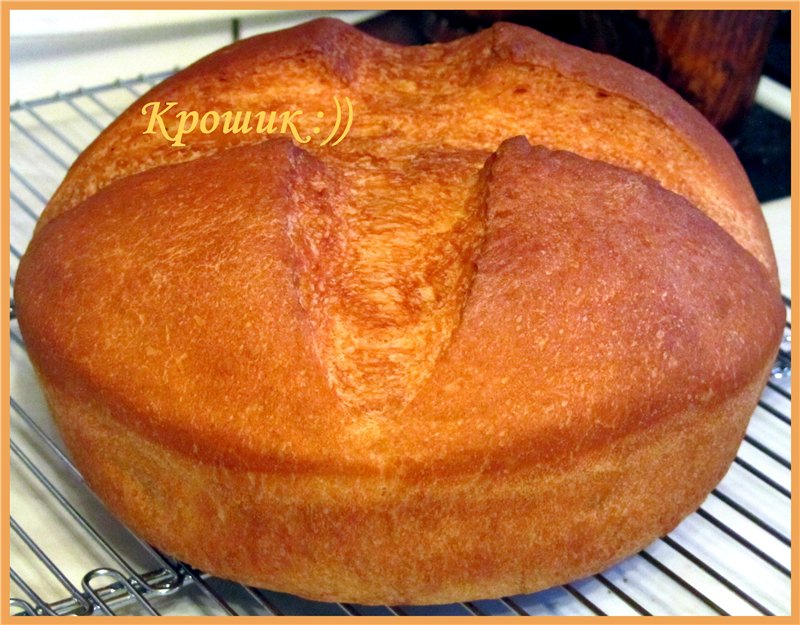 Cuban bread (in the oven)