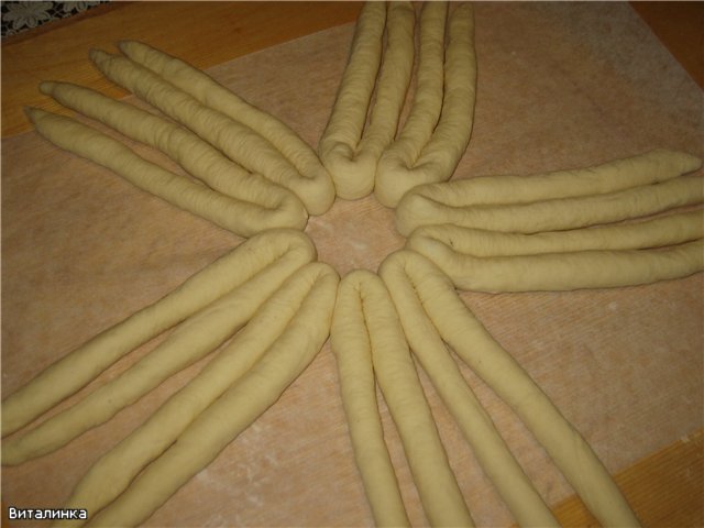 Stella di Natale del pane