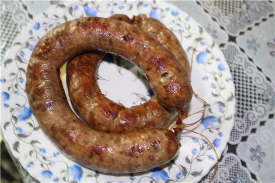 Sausage at home