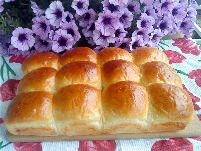 Panini ipercalorici (ricetta GOST in una macchina per il pane)