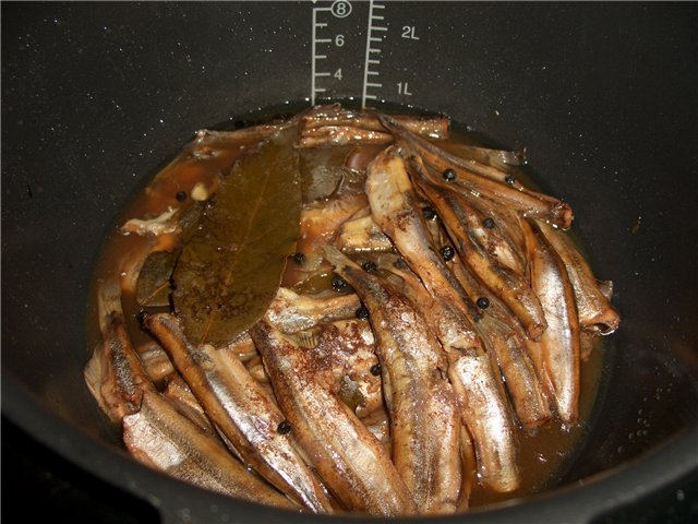 Capelin Sprats ในมัลติคุ้กเกอร์ CUCKOO 1054