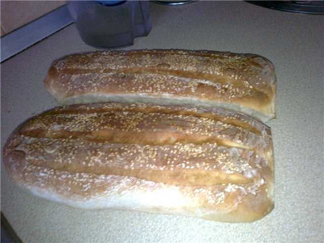 Brewed wheat bread (oven)