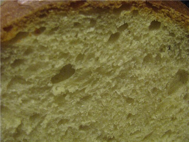 Brewed wheat bread (oven)