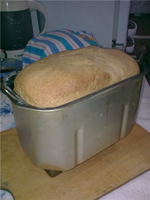 Pane con farina di prima e seconda scelta