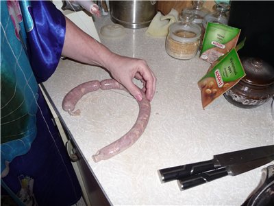 Sausage at home