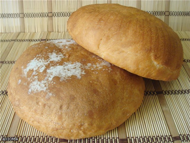 Italian bread (Ann Thibeault) in the oven