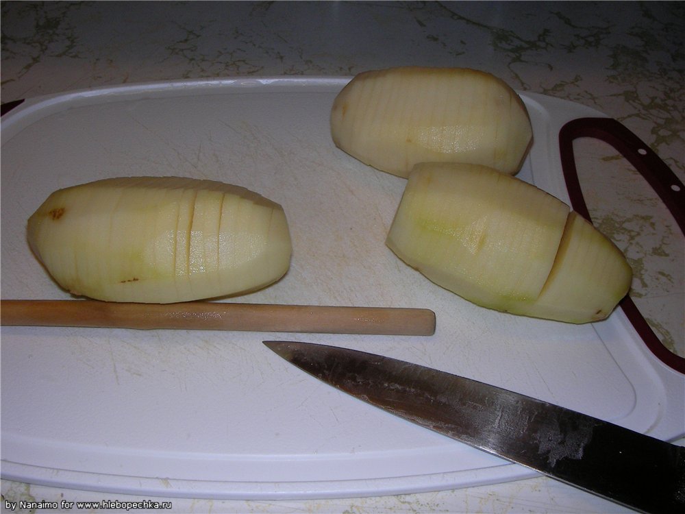 Potatoes - a book in the oven