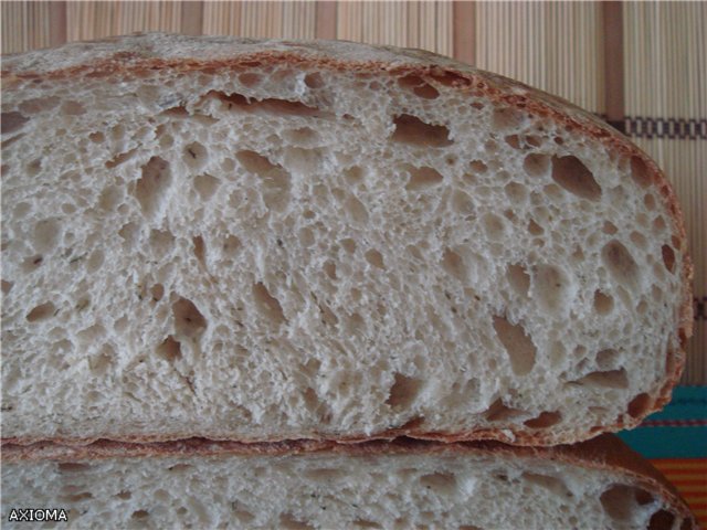 Italian bread (Ann Thibeault) in the oven