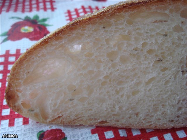 Italian bread (Ann Thibeault) in the oven