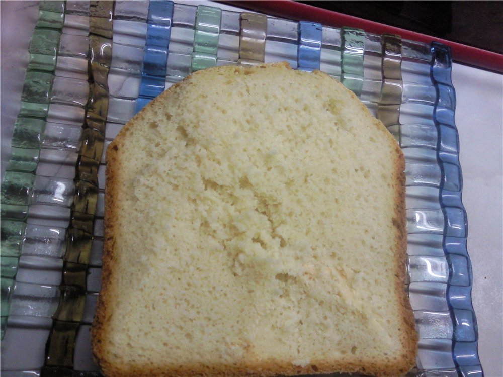 French bread in a bread maker