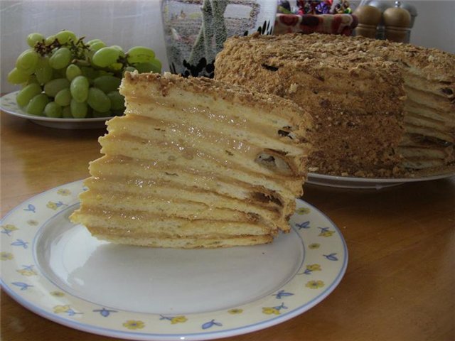 Torta di crema pasticcera