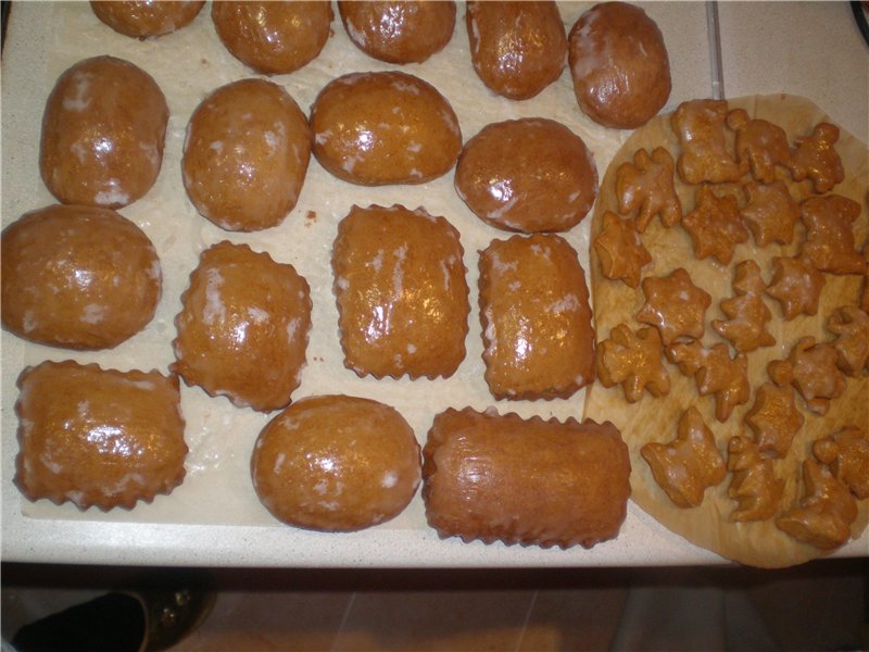 Galletas de jengibre con azúcar quemada