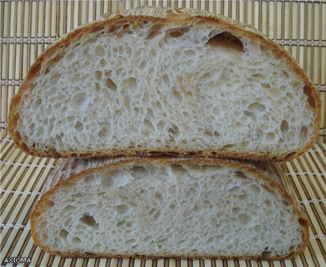 Italian bread (Ann Thibeault) in the oven