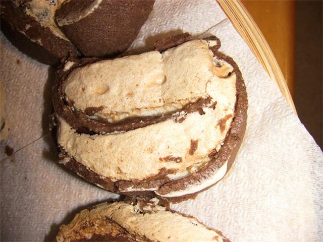 Galletas de chocolate en espiral