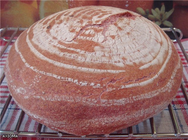 Italian bread (Ann Thibeault) in the oven