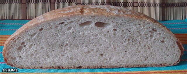 Italian bread (Ann Thibeault) in the oven