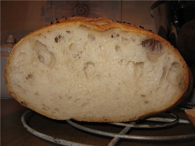 Italian bread (Ann Thibeault) in the oven