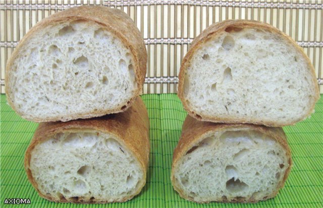 Italian bread (Ann Thibeault) in the oven