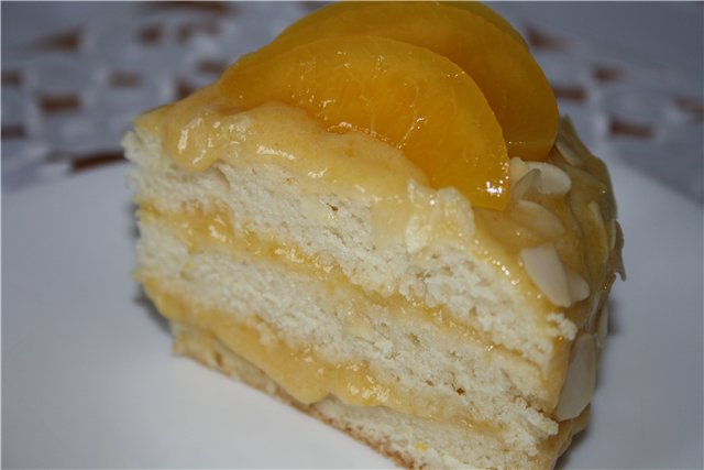 Peach cake (sandalan)