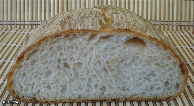 Italiaans brood (Ann Thibeault) in de oven