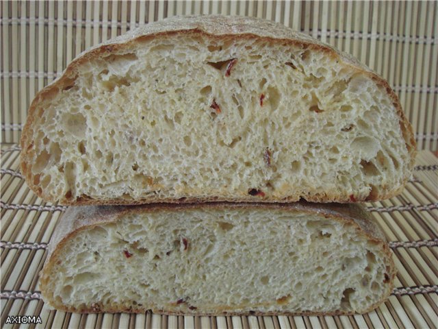 Italian bread (Ann Thibeault) in the oven