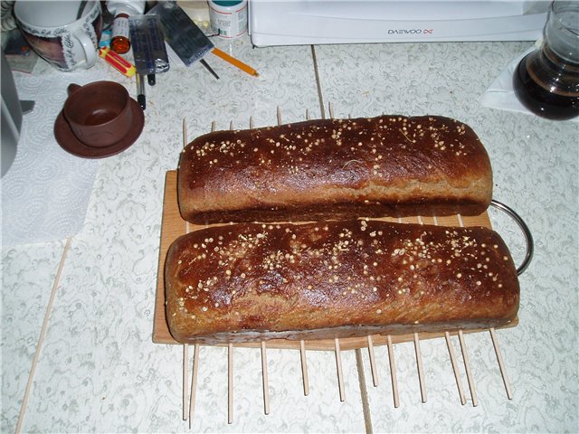 Pane di segale di grano "Per chi vuole, ma ha paura" (forno)