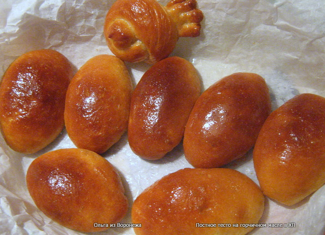 Lean dough with mustard oil in a bread maker