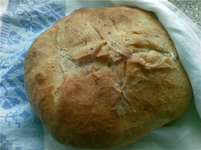 Rustic miracle bread (oven)