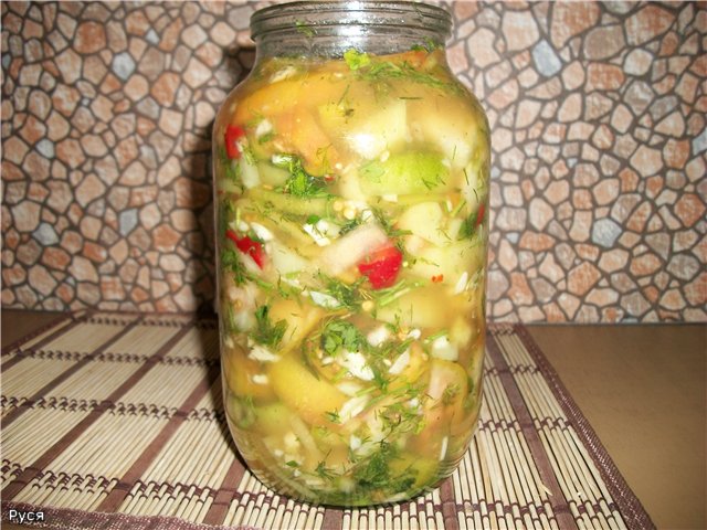 Ensaladas de tomate verde