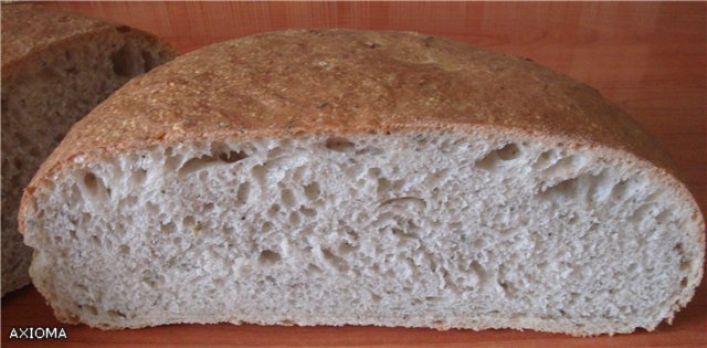 Italian bread (Ann Thibeault) in the oven