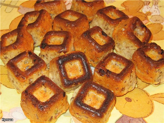 Galletas de plátano con nueces