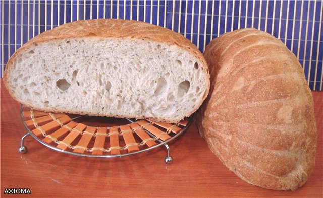 Italian bread (Ann Thibeault) in the oven