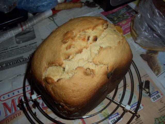 Pan de cuajada en una panificadora