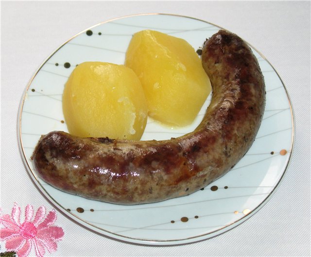 Sausage at home