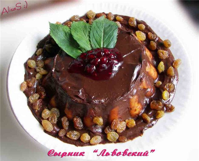 Lviv cheesecake